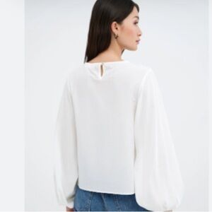 Elegant White Women's Top